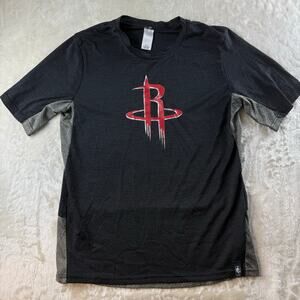 Houston Rockets Two Tone T-Shirt Men's XL Black Gray Short Sleeve